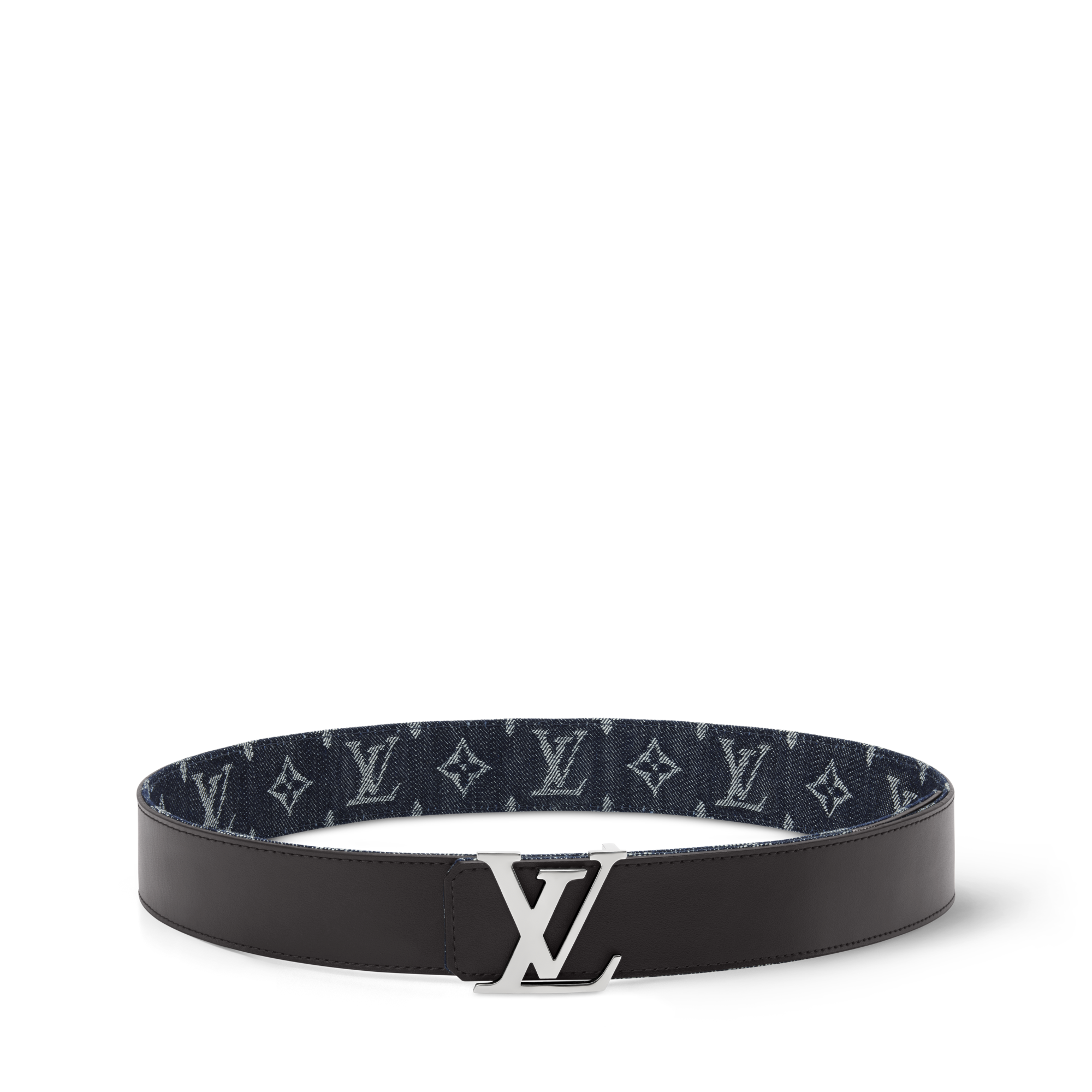 LOUISVUITTON モノグラム ヴィンテージ ベルト ベルト・LV イニシャル モノグラム デニム 40MM Monogram Denim｜ルイ